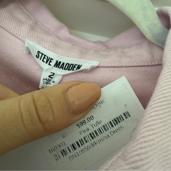 NWT Steve Madden Denim Krisha Dress - Picture 3 of 4